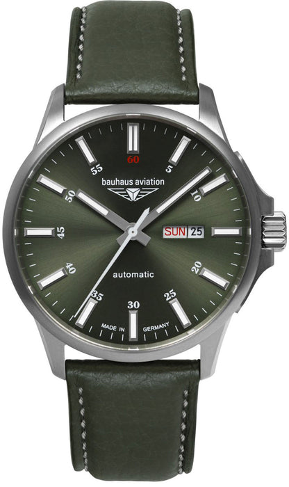 Bauhaus Aviation 2866-4 Herrenuhr • Titan • Made in Germany