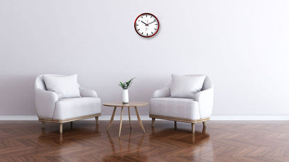 Hermle Wall Clock 30x30x5 cm Stainless Steel • Modern Design • Precise Quartz Movement