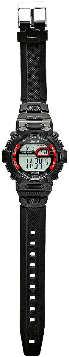 Scout The Digi 308000 Uhr • Digital mit Beleuchtung • 5 bar Wasserdicht
