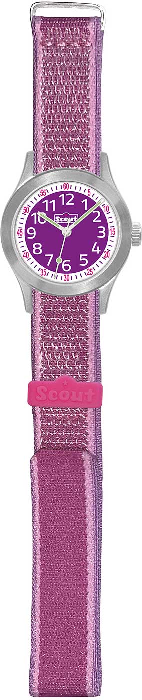 Scout Cool 280311001 Mädchen Uhr • Edelstahl • Textilband
