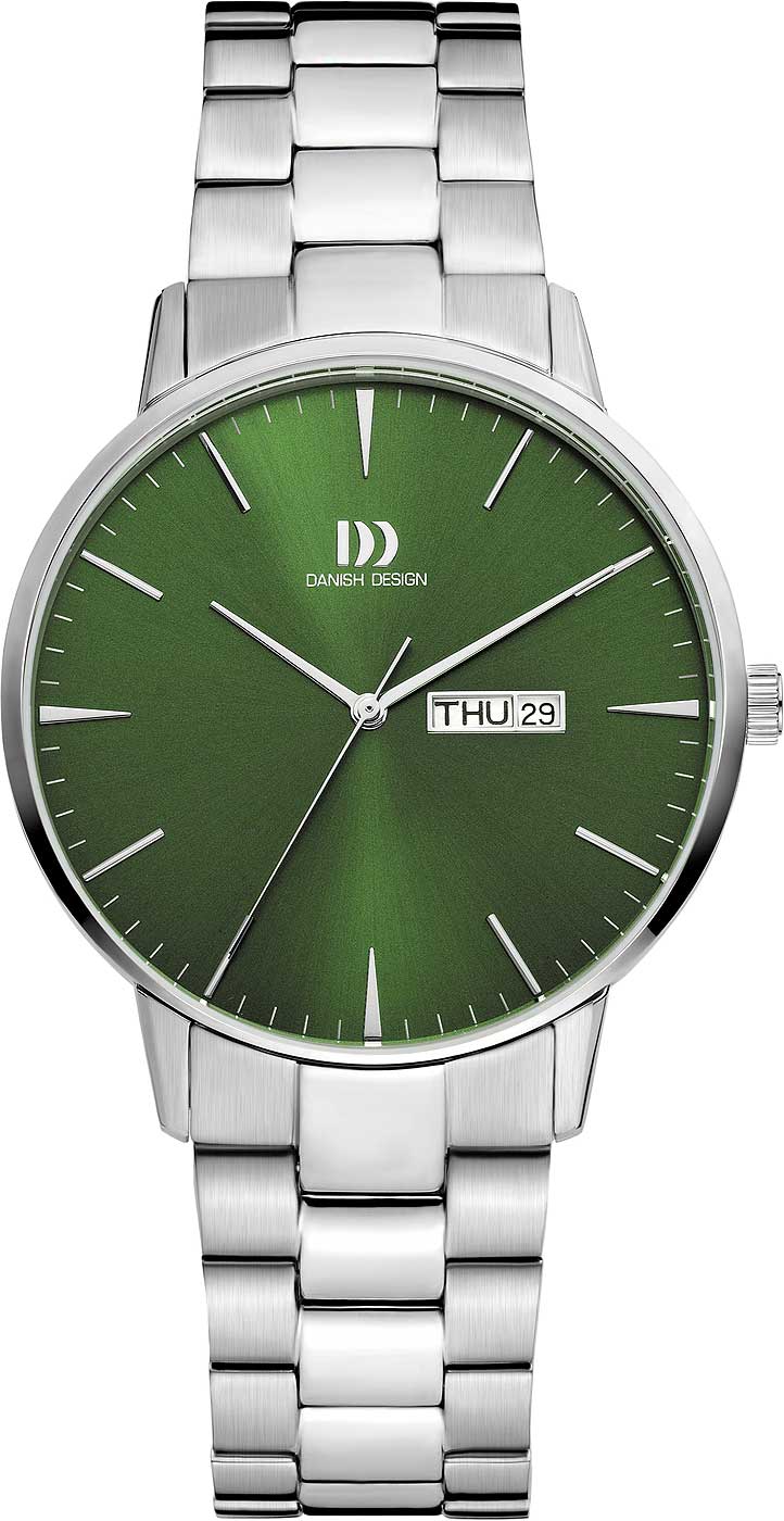 Montre pour homme Danish Design Akilia 3314649 • Cadran vert • Acier inoxydable