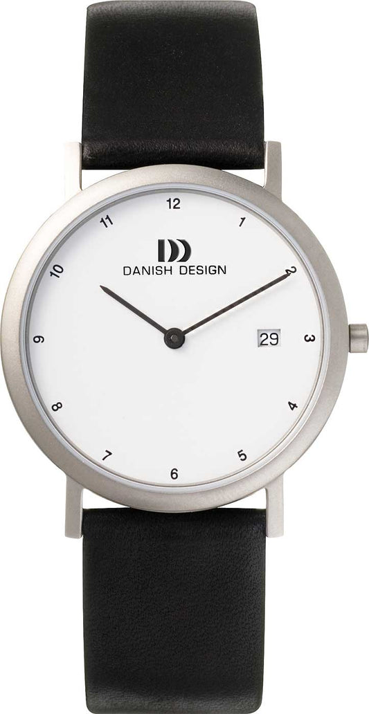 Danish Design Titanium 3316140 Herren Uhr • Leichtes Titan-Gehäuse • Ultra-flaches Design