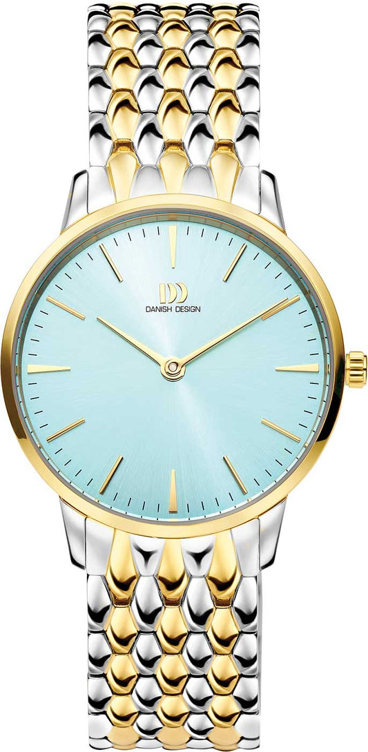 Danish Design 3320350 Ladies' Watch • Precise Quartz Movement • Two-Tone Stainless Steel Bracelet