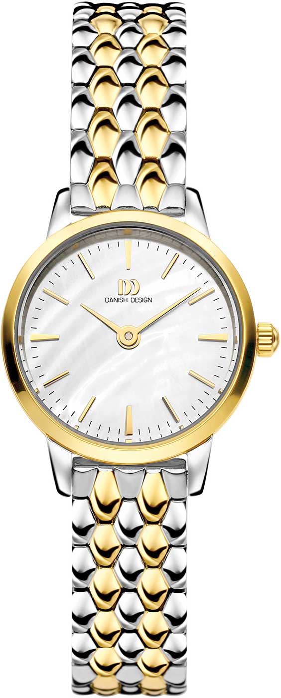Danish Design 3320352 Damen Uhr • Bicolor Design • Slim Gehäuse