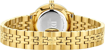 Danish Design 3320383 Damen Uhr • Skandinavisches Design • Gold & Braun