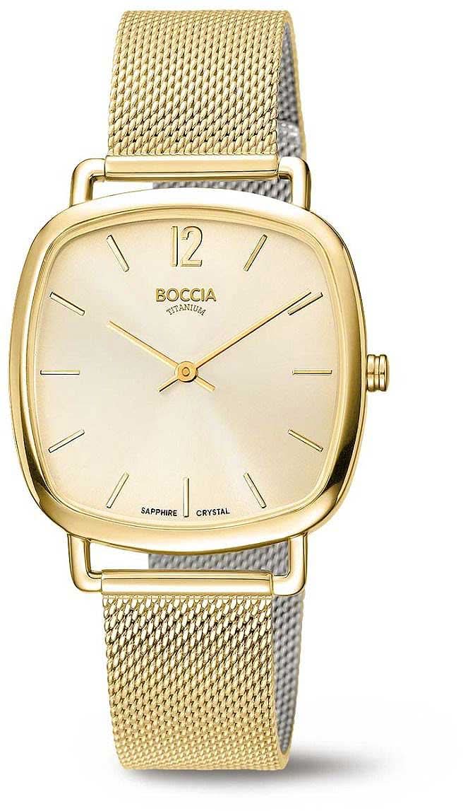Montre Boccia 523941 • Extrêmement légère • Douce pour la peau