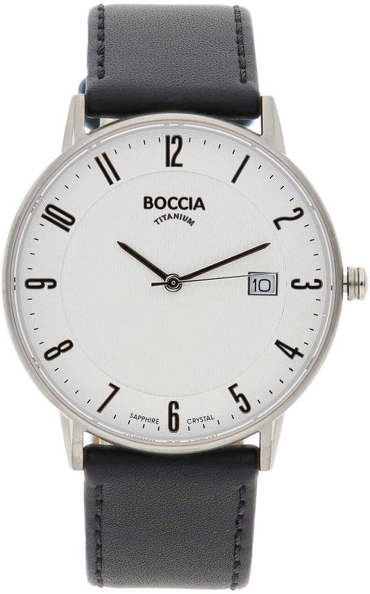 Boccia 3607-04 Herrenuhr - Reintitan - Saphirglas