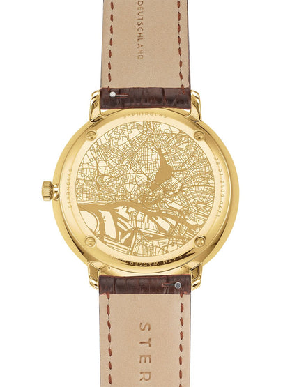 Sternglas Hamburg S01-HH07-HE01 Herrenuhr • Schweizer Quarzwerk • Saphirglas