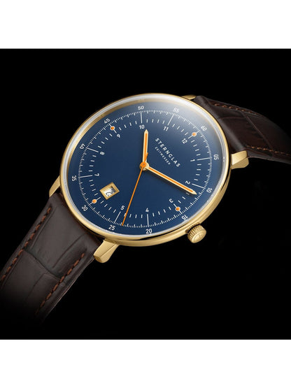 Sternglas Hamburg S01-HH07-HE01 Herrenuhr • Schweizer Quarzwerk • Saphirglas