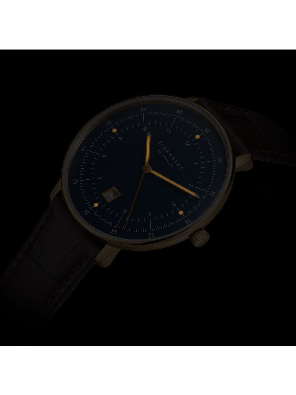 Sternglas Hamburg S01-HH07-HE01 Herrenuhr • Schweizer Quarzwerk • Saphirglas