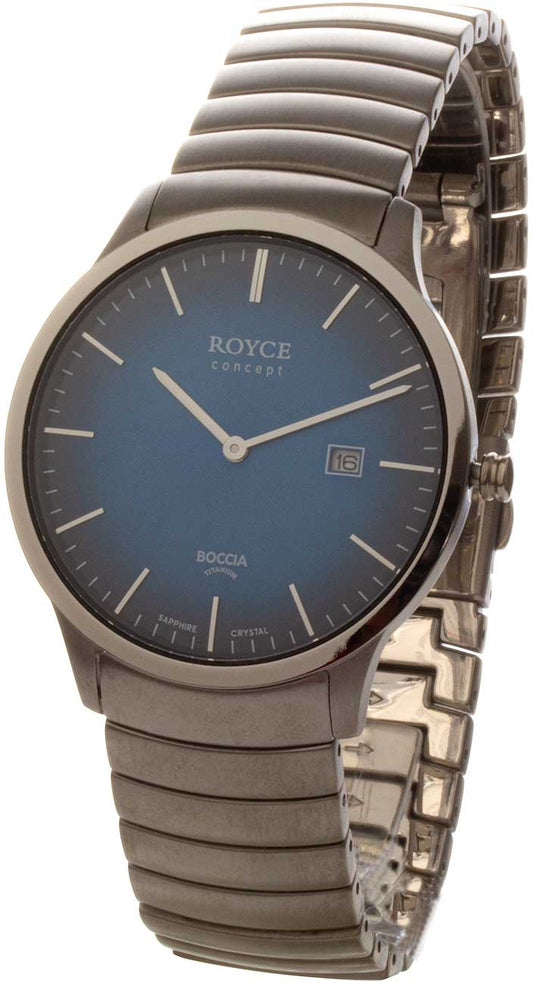 Boccia 637410 Montre pour homme • Extrêmement légère • En titane pur
