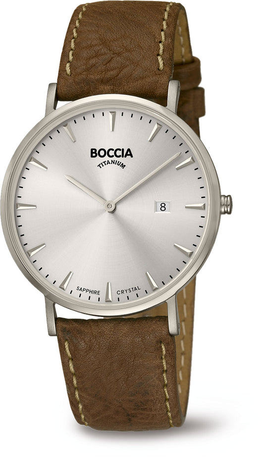 Montre Boccia 3648-01 • Titane pur • Mouvement à quartz précis