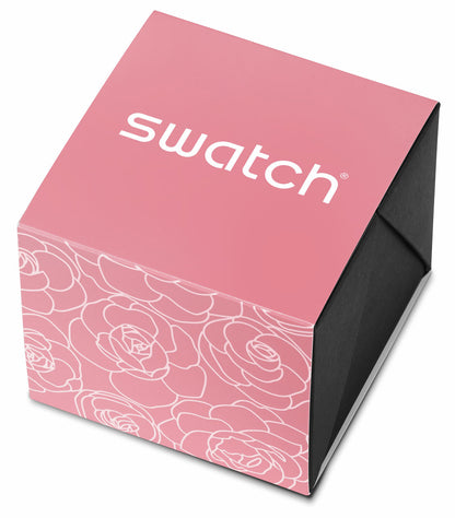 Swatch Petal Charm YLS234G Damen Uhr • Quarz Uhr • Edelstahl Gehäuse