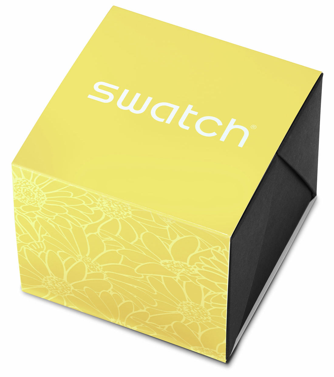 Swatch Petal Swirl YLS236G Damen Uhr • Quarzwerk • Edelstahl-Design