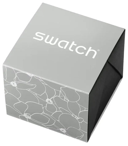 Swatch BLOSSOM TIME YLS237G Damen Uhr • Quarz • Edelstahl