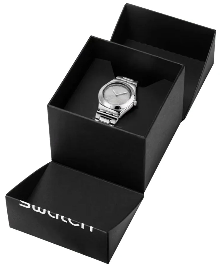 Swatch BLOSSOM TIME YLS237G Damen Uhr • Quarz • Edelstahl