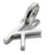 Thomas Sabo Charm-Anhänger Buchstabe K Connect Silber