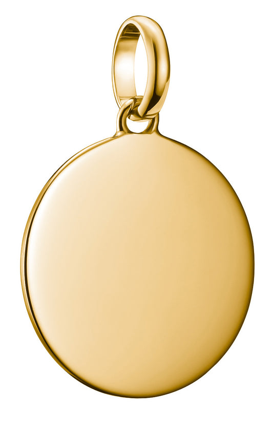 Thomas Sabo Charm-Anhänger Coin groß Connect vergoldet