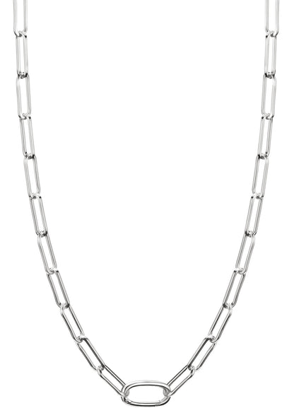 Thomas Sabo Charm-Kette Paperclip mit einem Connect Link Silber