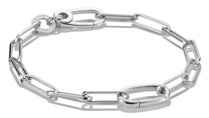 Thomas Sabo Charm-Armband Paperclip mit einem Connect Link Silber