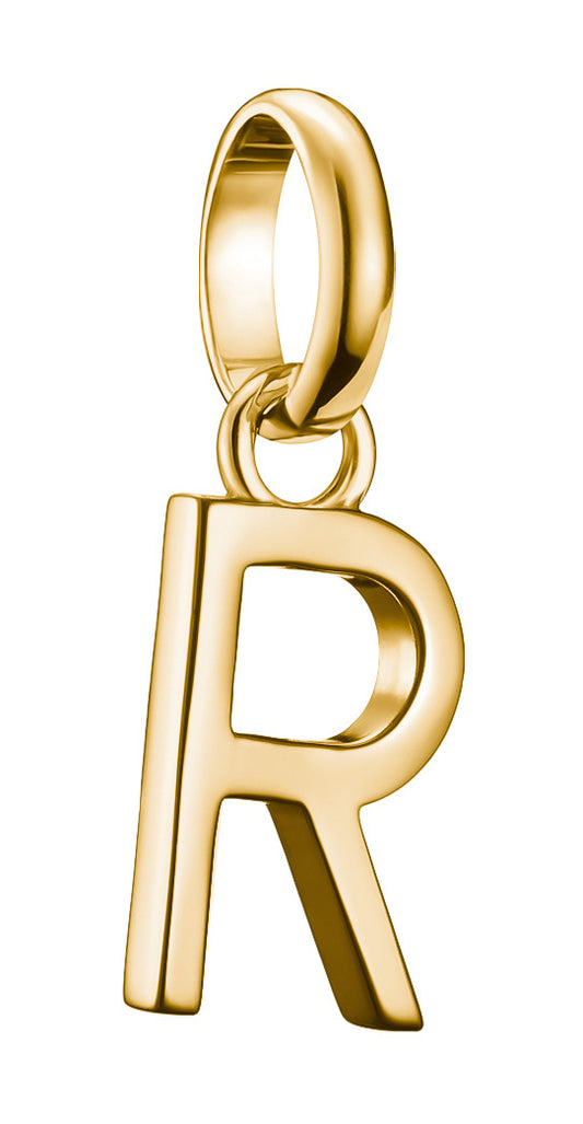 Thomas Sabo Charm Pendant Letter R Connect Gold Plated