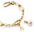 Thomas Sabo Charm Pendant Letter N Connect gold plated