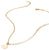 Thomas Sabo Charm Necklace Paperclip Gold Plated 70 cm Length