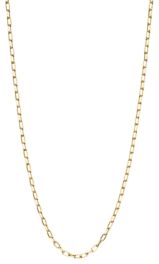 Thomas Sabo Charm Necklace Paperclip Gold Plated 70 cm Length