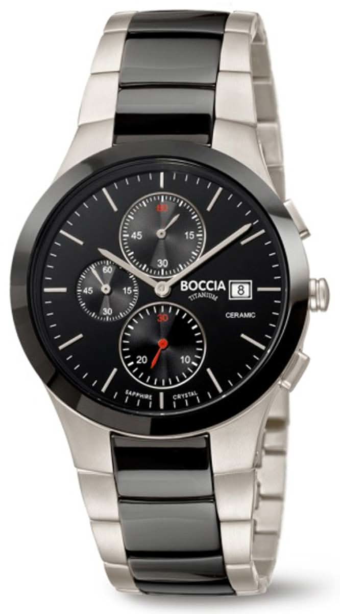 Boccia 3748-01 Men's Watch - Pure Titanium - Sapphire Crystal