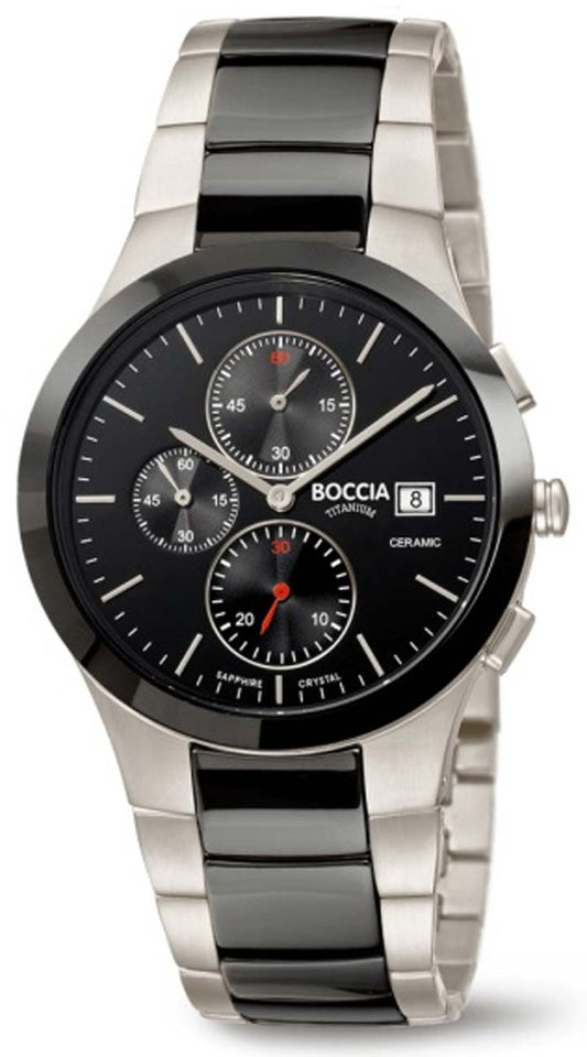 Montre Boccia 674970 • Titane pur extrêmement léger • Respectueuse de la peau