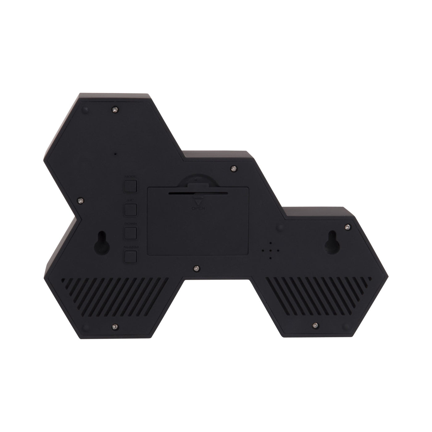 Karlsson Six In The Mix Wecker 17.5 cm Schwarz Gummiert • Zeitanzeige • Weckfunktion