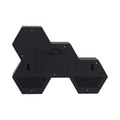 Karlsson Six In The Mix Wecker 17.5 cm Schwarz Gummiert • Zeitanzeige • Weckfunktion