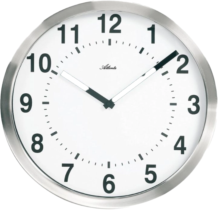 Atlanta Wanduhr • Zeitloses Design • Präzises Uhrwerk