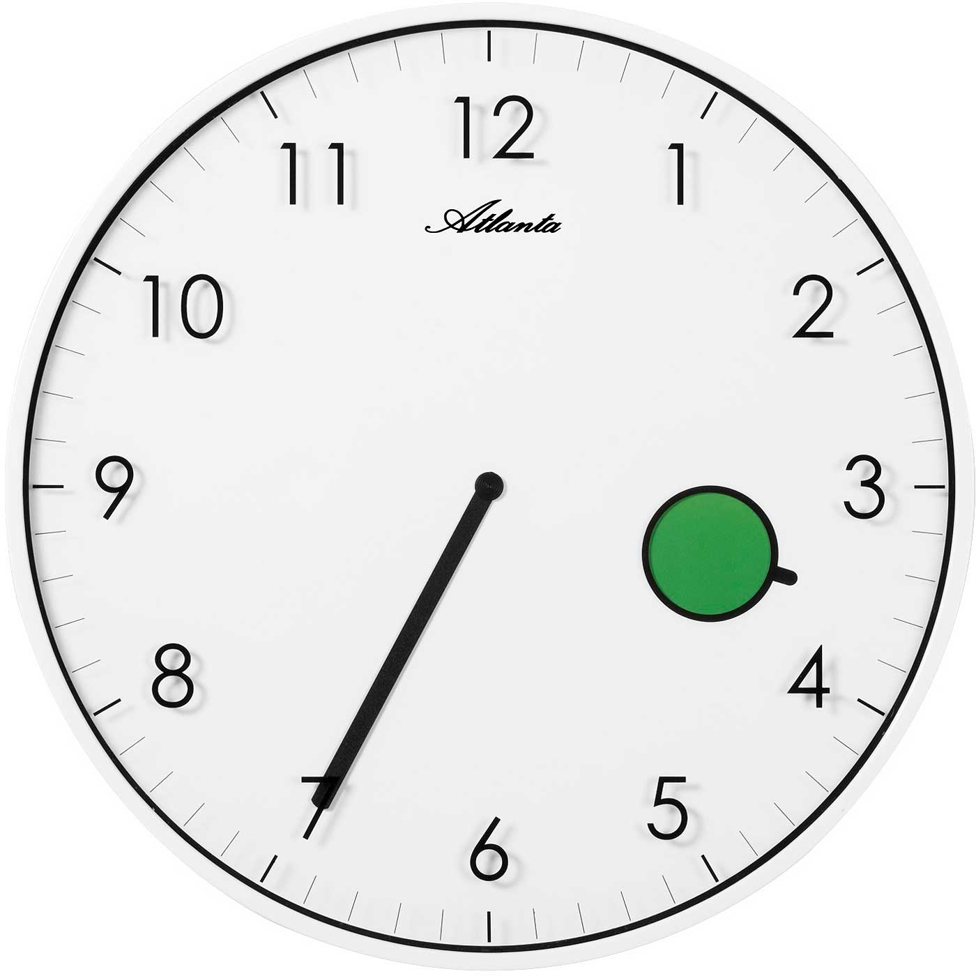Horloge murale Atlanta 25x25x1,5 cm métal • Silencieuse • Moderne