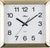 Horloge murale Atlanta 29x29 cm plastique • Mouvement à quartz précis • Mouvement silencieux