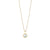 Arctic Pearls Elegante Goldglänzende Halskette mit Schimmerndem Perlmutt-Anhänger - Bering Modell: 452-27-450
