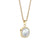Arctic Pearls Elegante Goldglänzende Halskette mit Schimmerndem Perlmutt-Anhänger - Bering Modell: 452-27-450