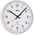 Atlanta Wall Clock 25.5x25.5x4 cm Plastic • Precise Radio-Controlled Movement • Modern Design