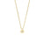 Halskette aus Edelstahl - Arctic Flowers Gold glänzend - BERING Modell: 465-259-450