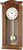 Horloge murale AMS 64x28x10 cm Noyer • Radiopilotée • Mélodie Westminster