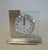 AMS Table Clock 16x17x6 cm Metal • Modern Radio Movement • Elegant Design