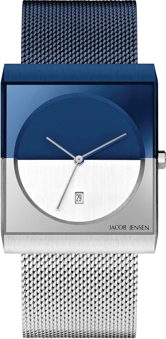 Jacob Jensen Classic 517 Montre Homme • Verre Saphir • Mouvement à Quartz