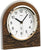 Horloge de table AMS 13x13x6 cm en bois • Design moderne • Radiopilotée