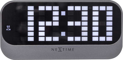 Nextime Table Clock 17.5x8.5x5 cm Acrylic • Digital Display • Alarm Function
