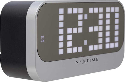 Nextime Table Clock 17.5x8.5x5 cm Acrylic • Digital Display • Alarm Function