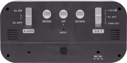 Nextime Table Clock 17.5x8.5x5 cm Acrylic • Digital Display • Alarm Function