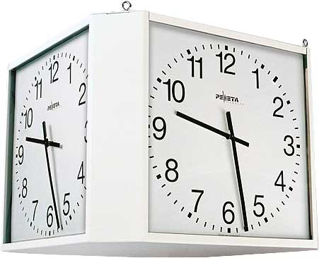 Peweta Wall Clock 56.5x56.5x56.5 cm Metal • Radio Clock • Modern Design