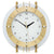Horloge murale AMS 68x24x7 cm laiton • Mouvement radio-piloté • Avec balancier