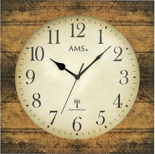 AMS Wall Clock • Precise Quartz Movement • Made in Germany