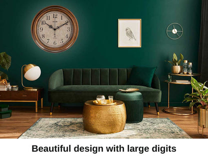 AMS Wall Clock 30x30x5 cm Plastic • Radio-controlled • Precise